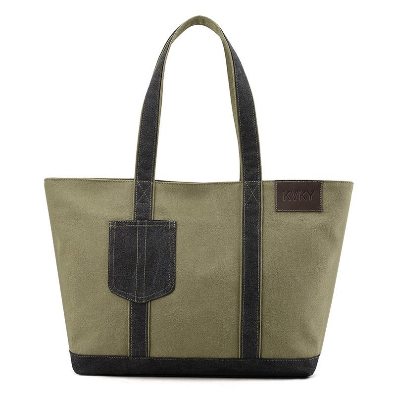 Single Shoulder Bag Women s Fashionable All-matching Simple Korean Large-capacity Handbag Canvas зелений
Single Shoulder Bag Women s Fashionable All-matching Simple Korean Large-capacity Handbag Canvas зелений