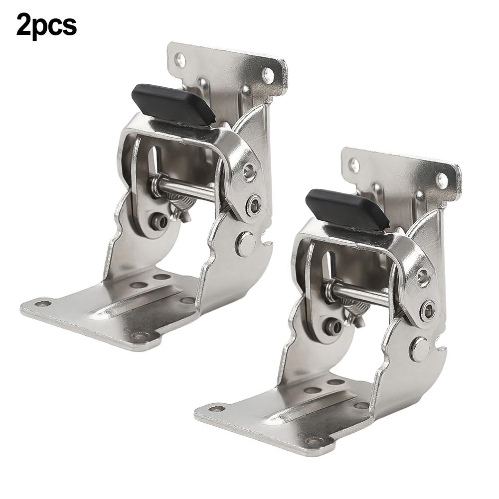 Heavy Duty Folding Brackets 0-180° Self-Locking Hinge For Table Legs Workbench RV Kitchen Black Steel Support срібний
Heavy Duty Folding Brackets 0-180° Self-Locking Hinge For Table Legs Workbench RV Kitchen Black Steel Support срібний
