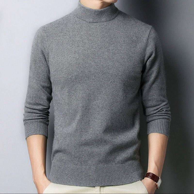 Men s Plain Knit Half-High Collar Sweater - Autumn/Winter Casual Base Layer Pullover M светло-серый
Men s Plain Knit Half-High Collar Sweater - Autumn/Winter Casual Base Layer Pullover M светло-серый