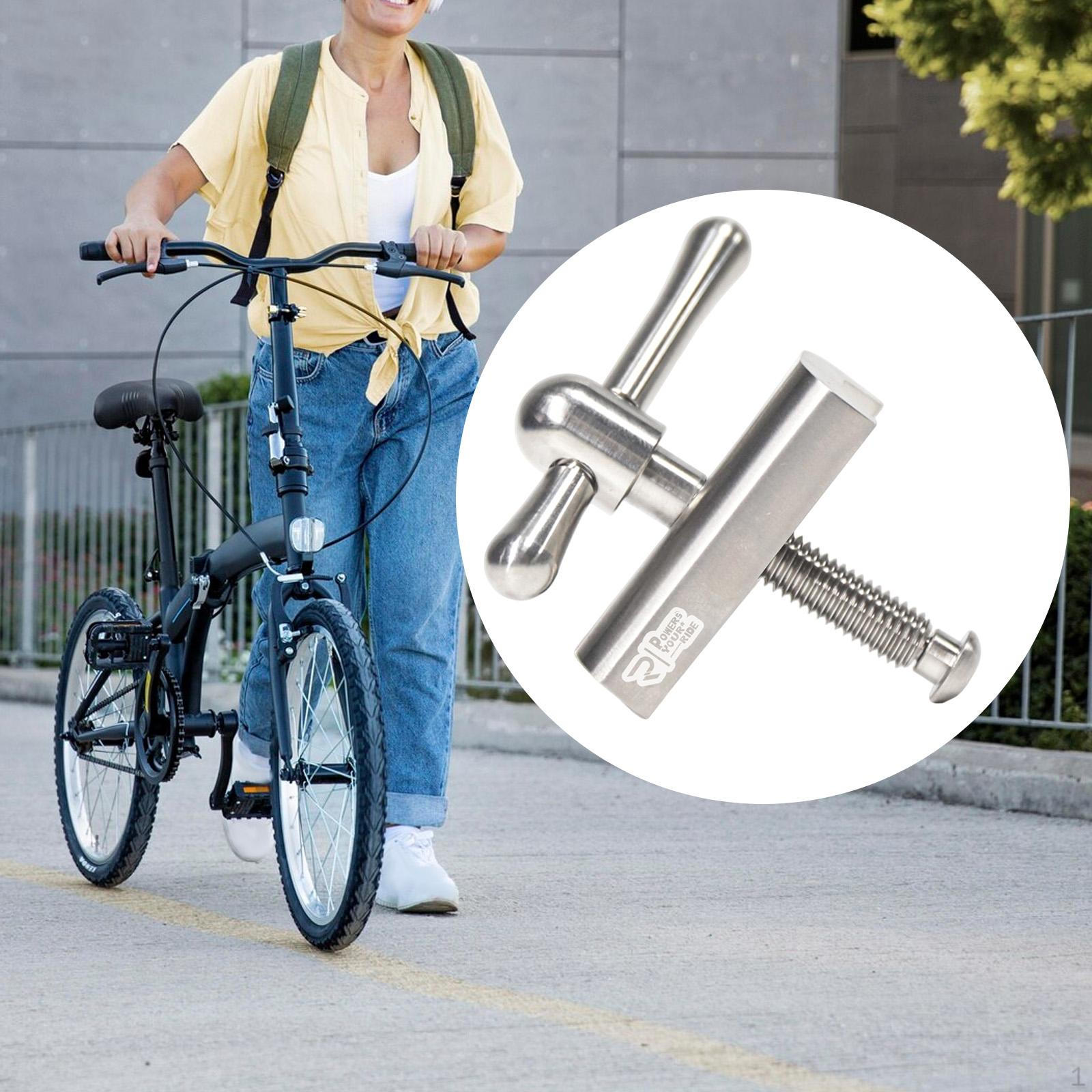 Folding Bike Hinge Clamp Axle Lever Nut High Strength Lightweight Part Replaces Headtube Lock Silver
Folding Bike Hinge Clamp Axle Lever Nut High Strength Lightweight Part Replaces Headtube Lock Silver