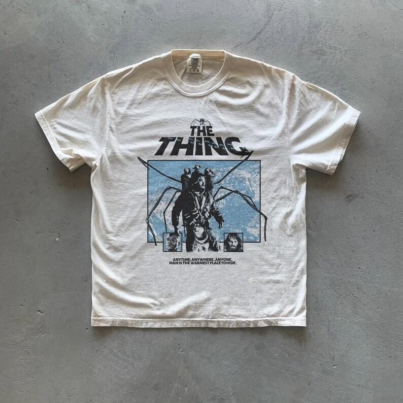 Vintage 80s Horror Movie T-Shirt Sports Casual Loose Streetwear Cotton Crew Neck Short Sleeve Classic Comfort Top Unisex S
Vintage 80s Horror Movie T-Shirt Sports Casual Loose Streetwear Cotton Crew Neck Short Sleeve Classic Comfort Top Unisex S