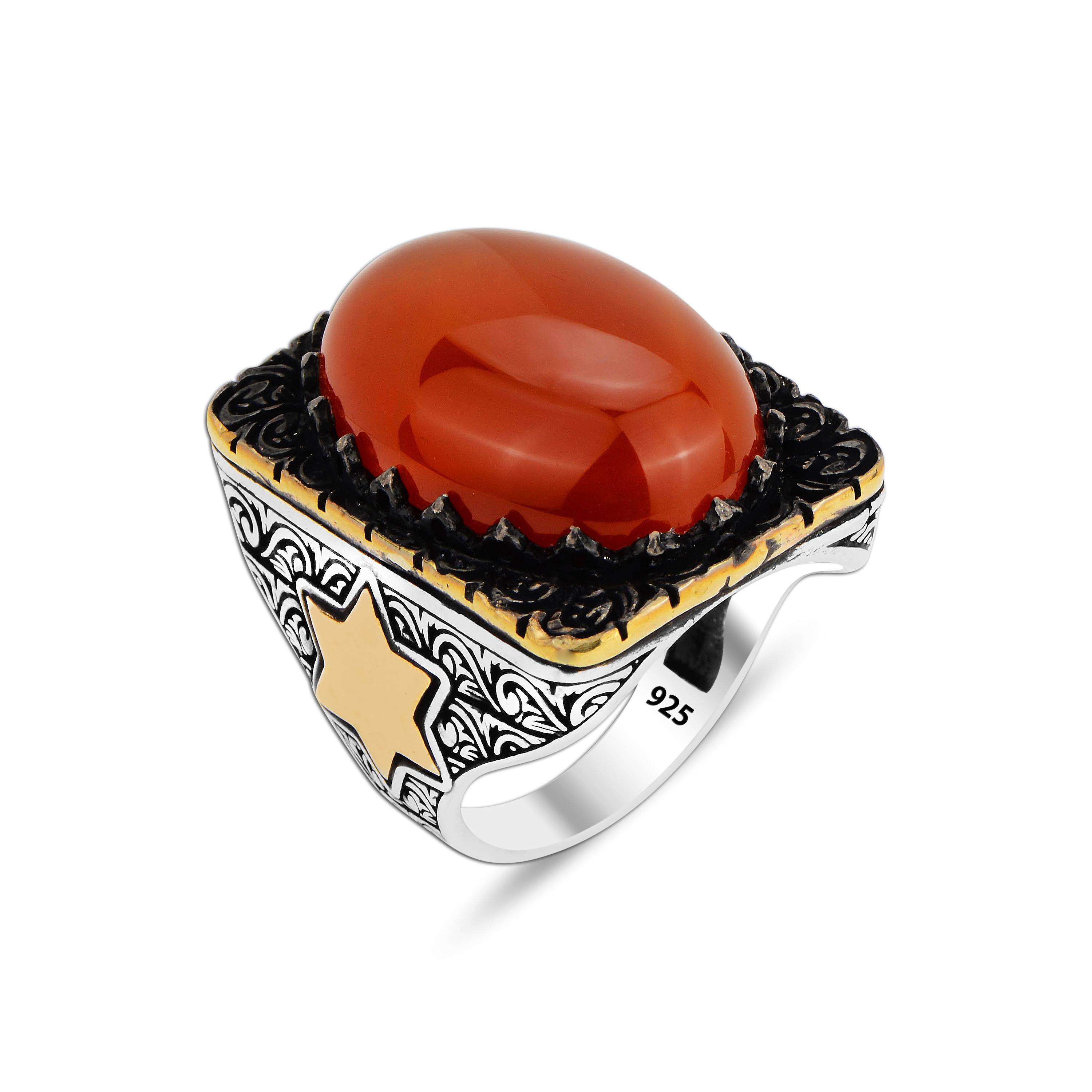 Impressive Natural Red Agate Men s Ring, Bold & Huge Turkish Handcrafted Jewel - Unique Men’s Gift Idea 5 срібний
Impressive Natural Red Agate Men s Ring, Bold & Huge Turkish Handcrafted Jewel - Unique Men’s Gift Idea 5 срібний