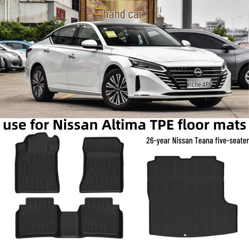 All-Weather Floor Mats & Trunk Mat for 26-Year Nissan Altima - TPE, Eco-Friendly, Carbon Fiber Texture, Starry Sky Design Trunk Mat
All-Weather Floor Mats & Trunk Mat for 26-Year Nissan Altima - TPE, Eco-Friendly, Carbon Fiber Texture, Starry Sky Design Trunk Mat