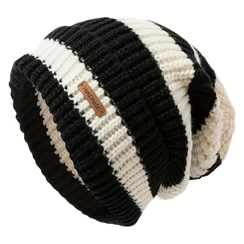 Fashion Striped Knitted Hat Trend Lightweight Hat For Men Women Warm Windproof Autumn Winter Suitable For Outdoor Cycling
Fashion Striped Knitted Hat Trend Lightweight Hat For Men Women Warm Windproof Autumn Winter Suitable For Outdoor Cycling