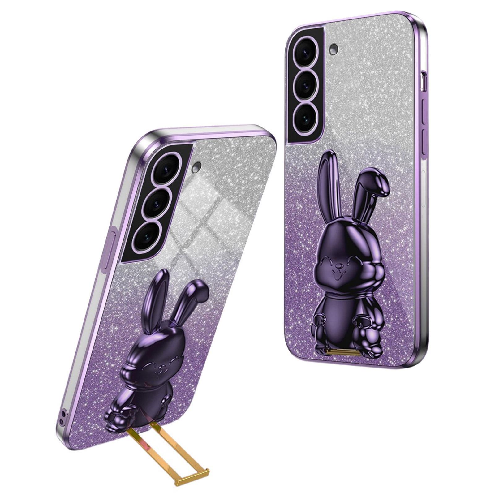 Cover for Samsung Galaxy S21 4G/5G Viewing Kickstand PC+TPU Phone Case Purple
Cover for Samsung Galaxy S21 4G/5G Viewing Kickstand PC+TPU Phone Case Purple