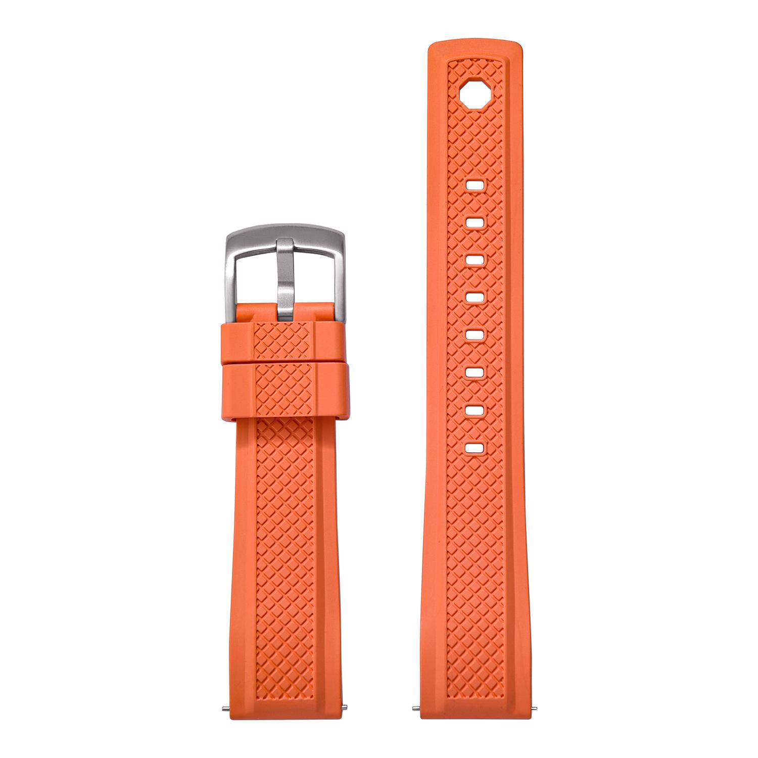 Premium Vulcanized FKM Rubber Watch Strap 20mm 22mm With Wristband Slide Keeper Ring Quick Release Sport Smart Rubber Watchbands 20mm
Premium Vulcanized FKM Rubber Watch Strap 20mm 22mm With Wristband Slide Keeper Ring Quick Release Sport Smart Rubber Watchbands 20mm