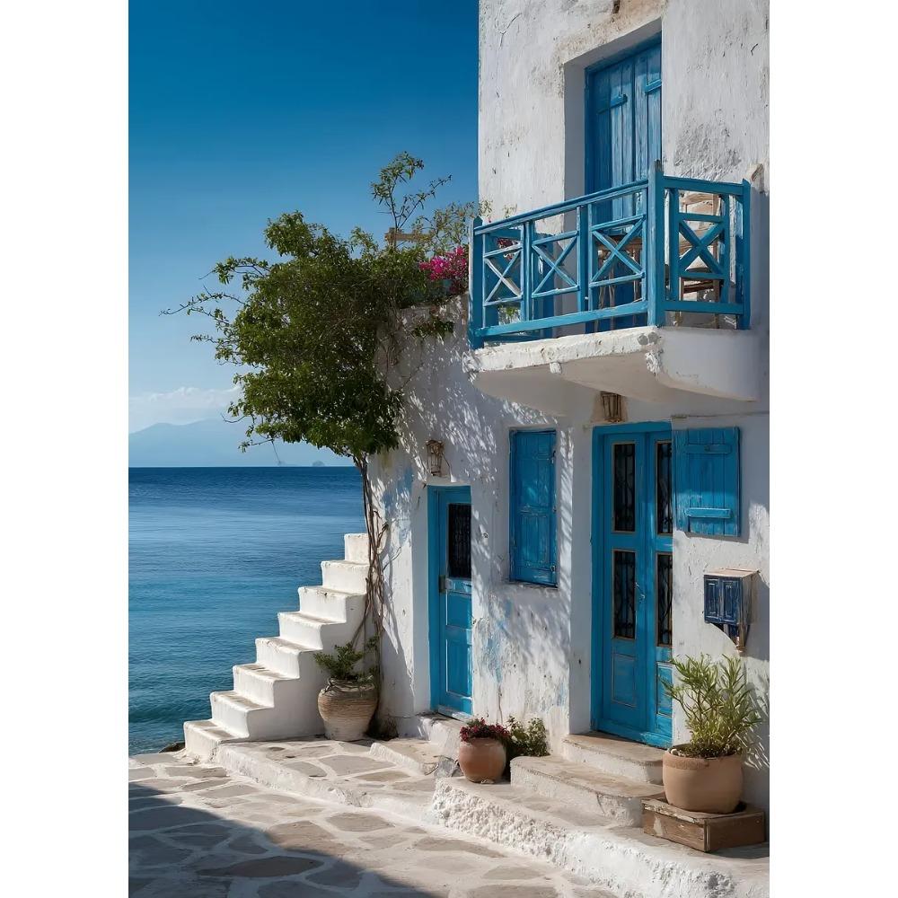 Greek Island Architecture Morocco Blue Door Street Poster Canvas Painting Print Wall Picture for Living Room Home Decor 21X30CMNo Framed
Greek Island Architecture Morocco Blue Door Street Poster Canvas Painting Print Wall Picture for Living Room Home Decor 21X30CMNo Framed