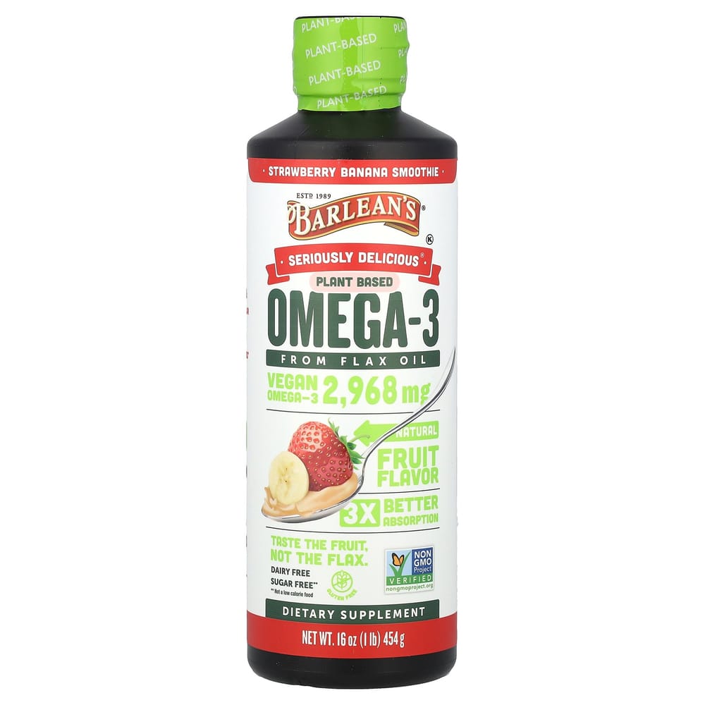 iHerb Barleans Really Delicious Omega-3 Fish Oil Strawberry Banana Smoothie 54g 54g - 1 ea
iHerb Barleans Really Delicious Omega-3 Fish Oil Strawberry Banana Smoothie 54g 54g - 1 ea