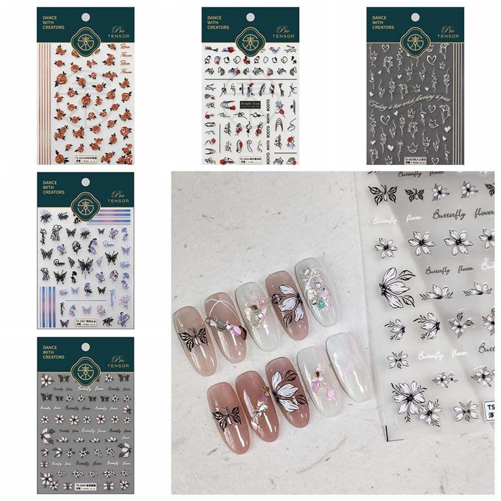 Абстрактные линии, цветы, наклейки для ногтей, узор бабочки, розовые наклейки для ногтей, красочные леди
Абстрактные линии, цветы, наклейки для ногтей, узор бабочки, розовые наклейки для ногтей, красочные леди