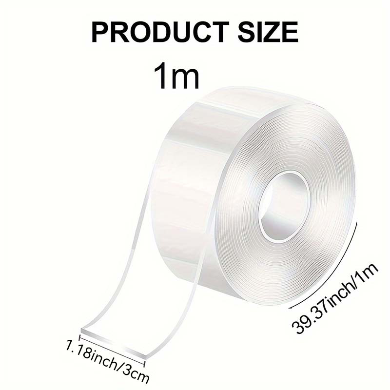 nanotape Double-sided tape Non-trace waterproof tape Bathroom kitchen sink faucet gel sticker 3cm wide
nanotape Double-sided tape Non-trace waterproof tape Bathroom kitchen sink faucet gel sticker 3cm wide