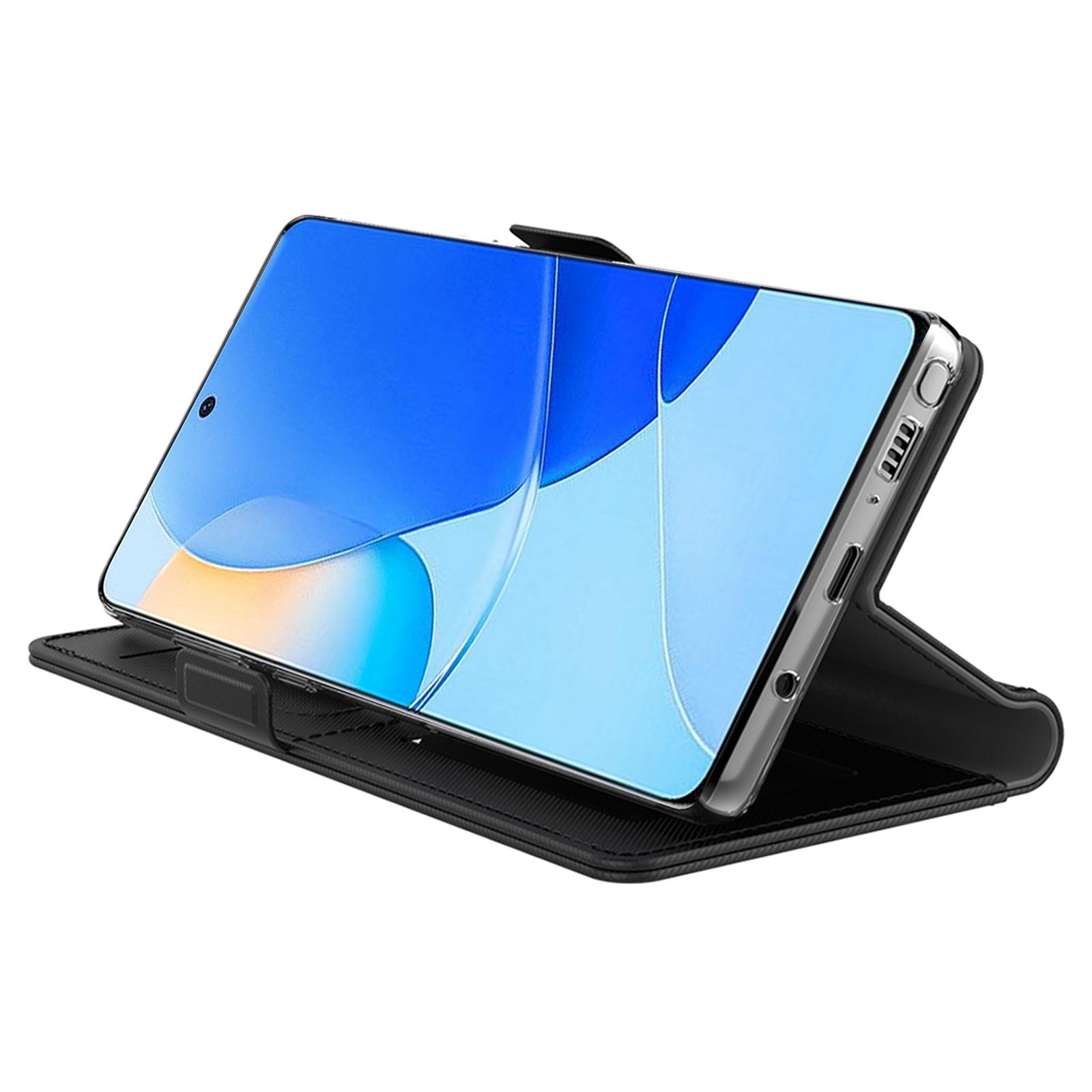 For Huawei nova 9 SE Magnetic Closing Stand Design Cell Phone Case PU Leather+TPU Card Holder Shell with Makeup Mirror Blue
For Huawei nova 9 SE Magnetic Closing Stand Design Cell Phone Case PU Leather+TPU Card Holder Shell with Makeup Mirror Blue