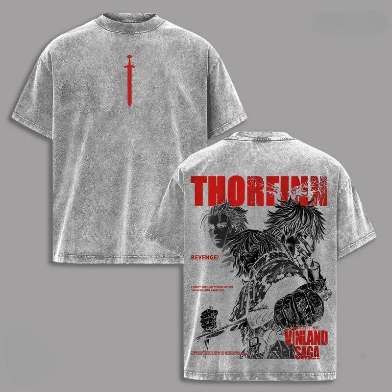 VINLAND SAGA Thorfinn Anime Printed Tee Men Women Washed Cotton T-shirts Vintage Loose T Shirt Harajuku Male Short Sleeve Tshirt XXL сірий колір
VINLAND SAGA Thorfinn Anime Printed Tee Men Women Washed Cotton T-shirts Vintage Loose T Shirt Harajuku Male Short Sleeve Tshirt XXL сірий колір