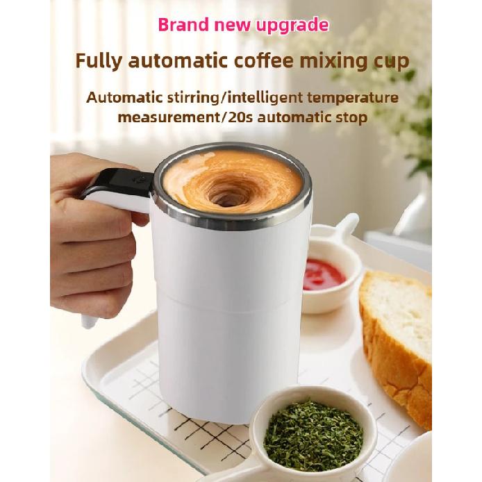 Automatic Self Stirring Magnetic Mug Coffee Self Mixing Mug USB Rechargeable Smart Thermal Cups with LCD Screen Food Safe Mug 380ml белый
Automatic Self Stirring Magnetic Mug Coffee Self Mixing Mug USB Rechargeable Smart Thermal Cups with LCD Screen Food Safe Mug 380ml белый