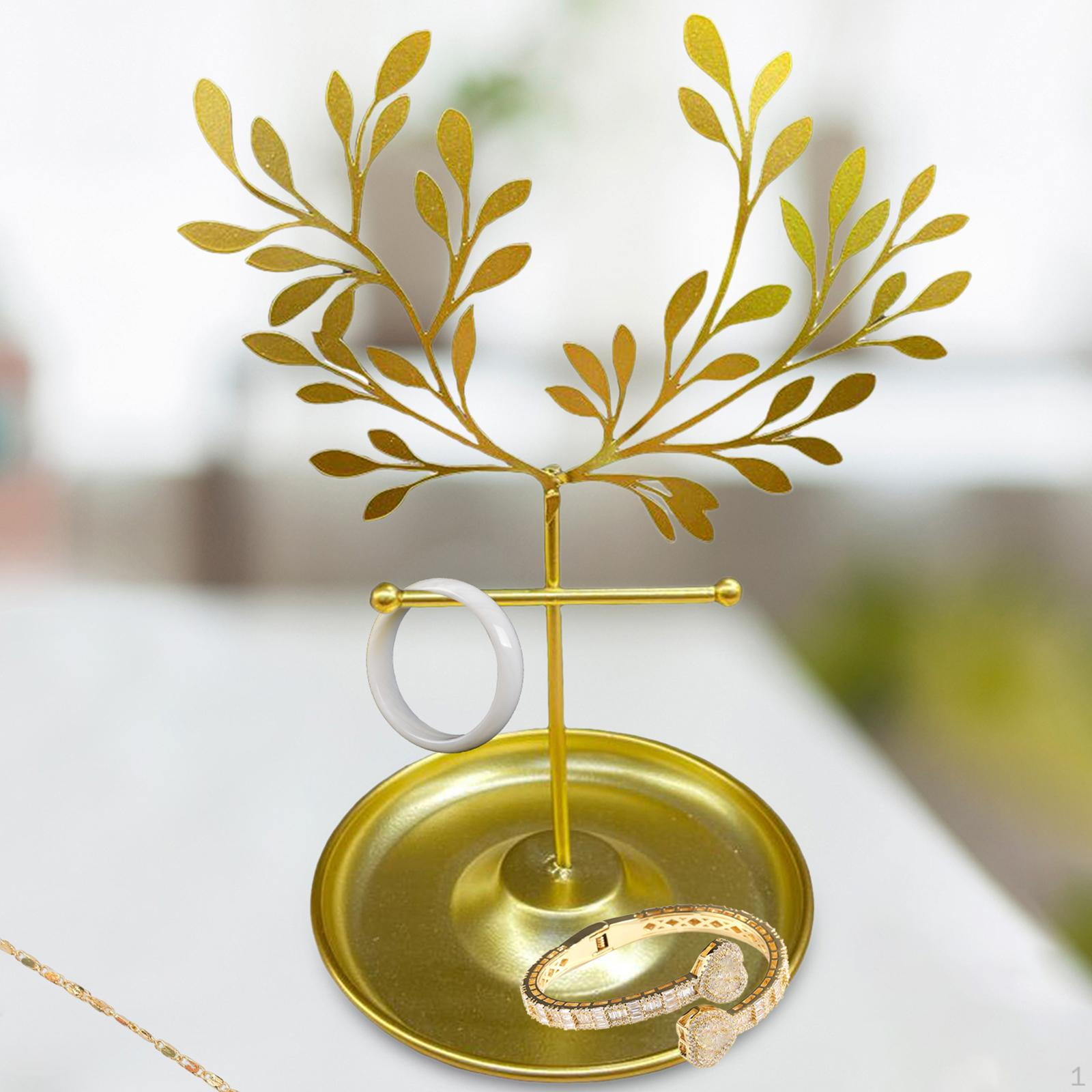 Creative Jewelry Stand, Multifunctional Earrings Hanger Round Tray Organizer Trinket Holder Leaf
Creative Jewelry Stand, Multifunctional Earrings Hanger Round Tray Organizer Trinket Holder Leaf