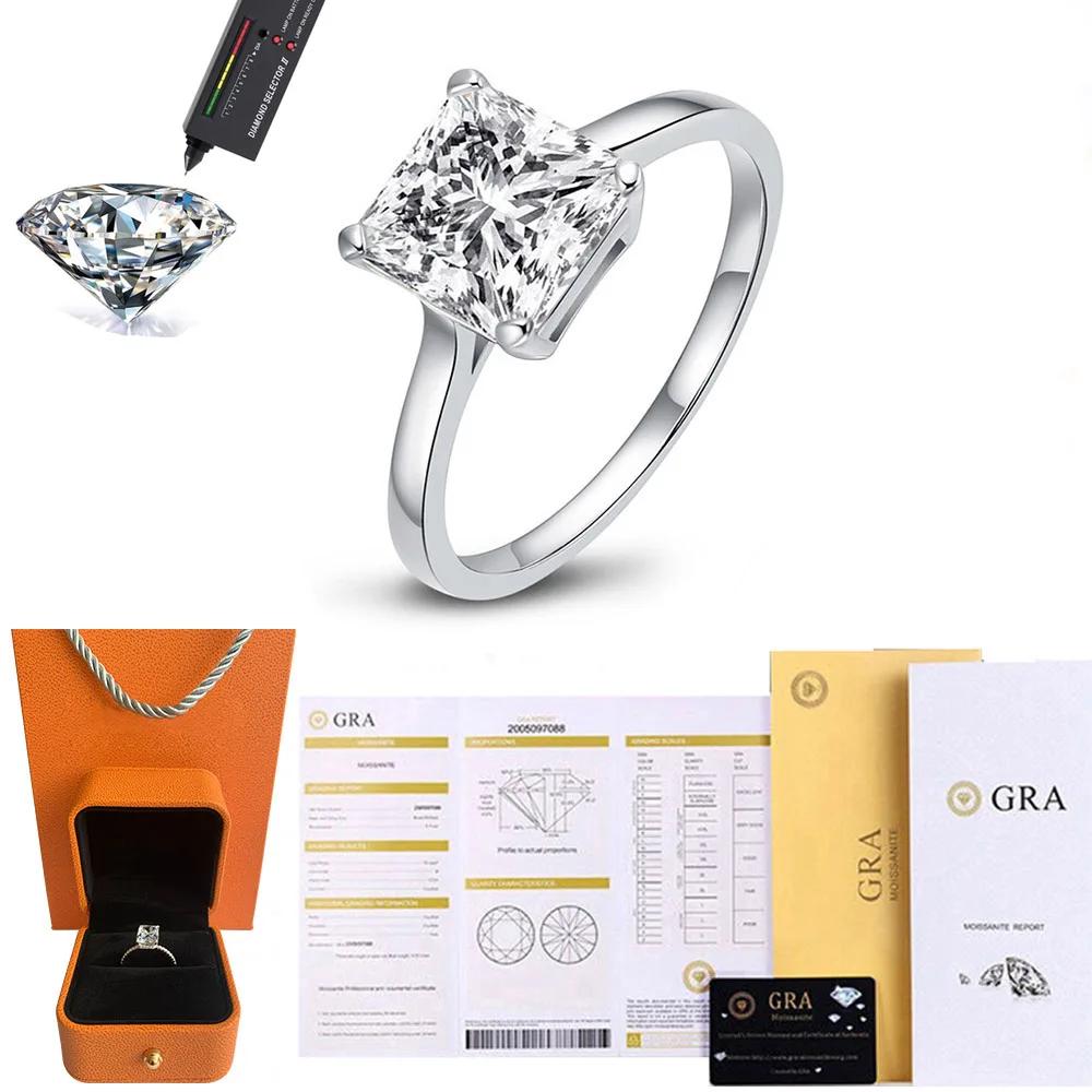 Cbtb New Silver 925 Women Passed Test Moissanite Rings D Color VVS Clarity Timeless Feminine Luxury Jewelry 4&3ct DE color серебряный
Cbtb New Silver 925 Women Passed Test Moissanite Rings D Color VVS Clarity Timeless Feminine Luxury Jewelry 4&3ct DE color серебряный