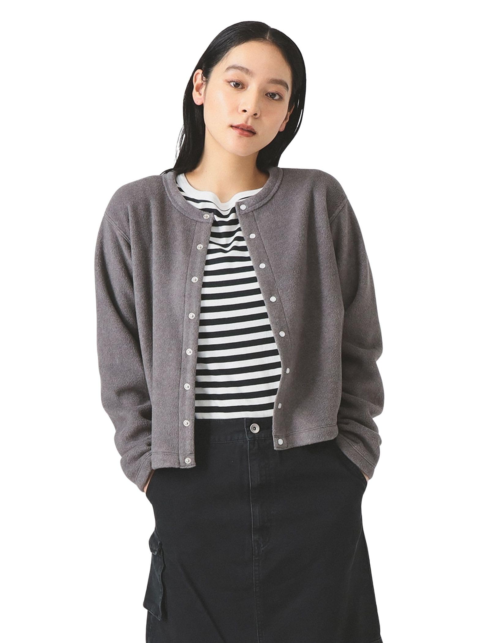 Ray Beams ORCIVAL Fleece Crew Neck TOP GREY 2 Cardigan, Women s,
Ray Beams ORCIVAL Fleece Crew Neck TOP GREY 2 Cardigan, Women s,