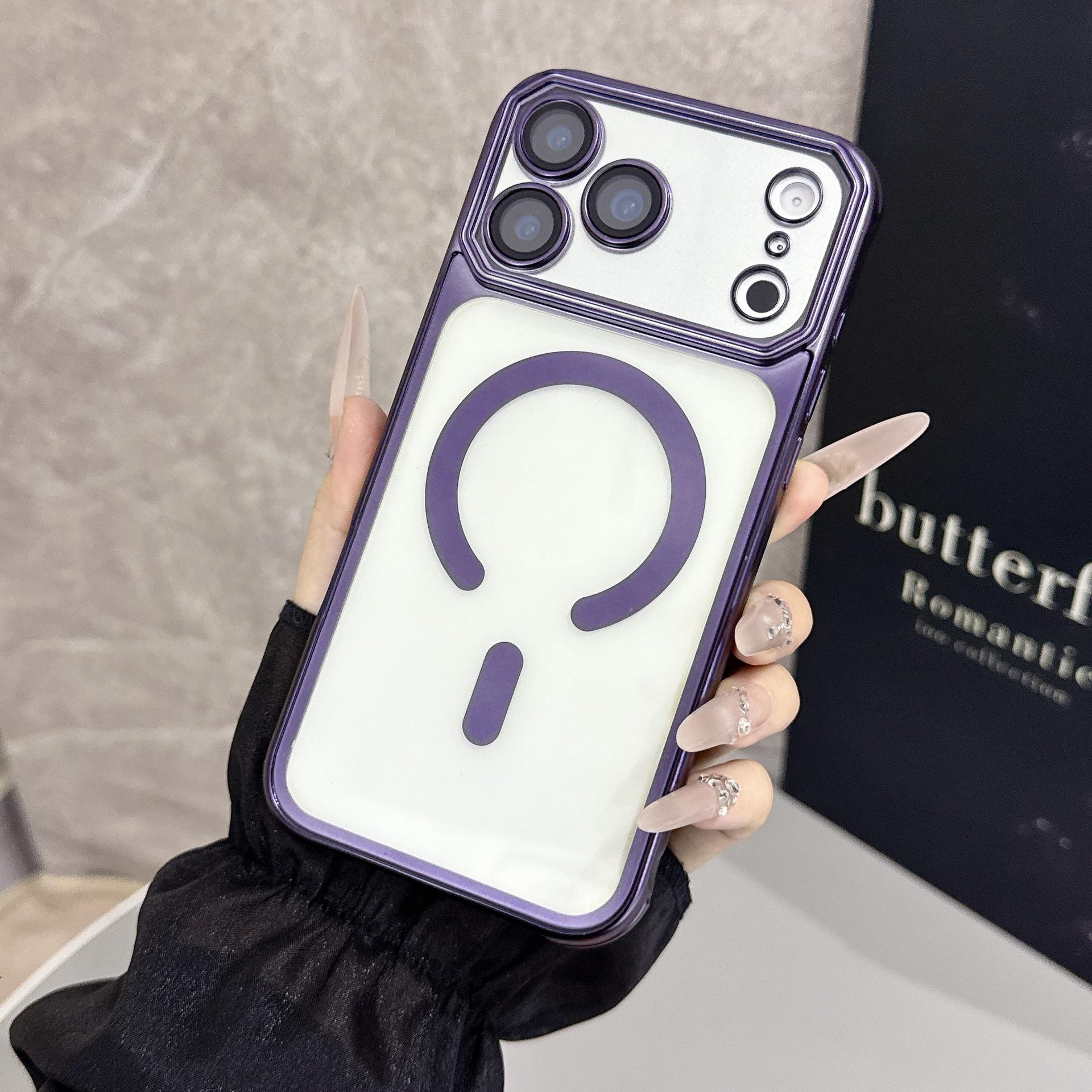 iPhone 17 Pro Max Matte Electroplated TPU Magnetic Window Case фіолетовий/глибокий
iPhone 17 Pro Max Matte Electroplated TPU Magnetic Window Case фіолетовий/глибокий