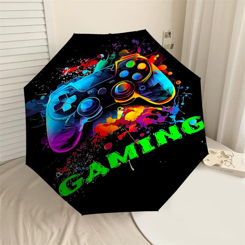 1PC Gaming Controller Automatic Open/Close Umbrella with Windproof, 8-Rib Sturdy Canopy, Durable Ribs, Fashionable Design, Outdoor Accessory, Fun Prin
1PC Gaming Controller Automatic Open/Close Umbrella with Windproof, 8-Rib Sturdy Canopy, Durable Ribs, Fashionable Design, Outdoor Accessory, Fun Prin