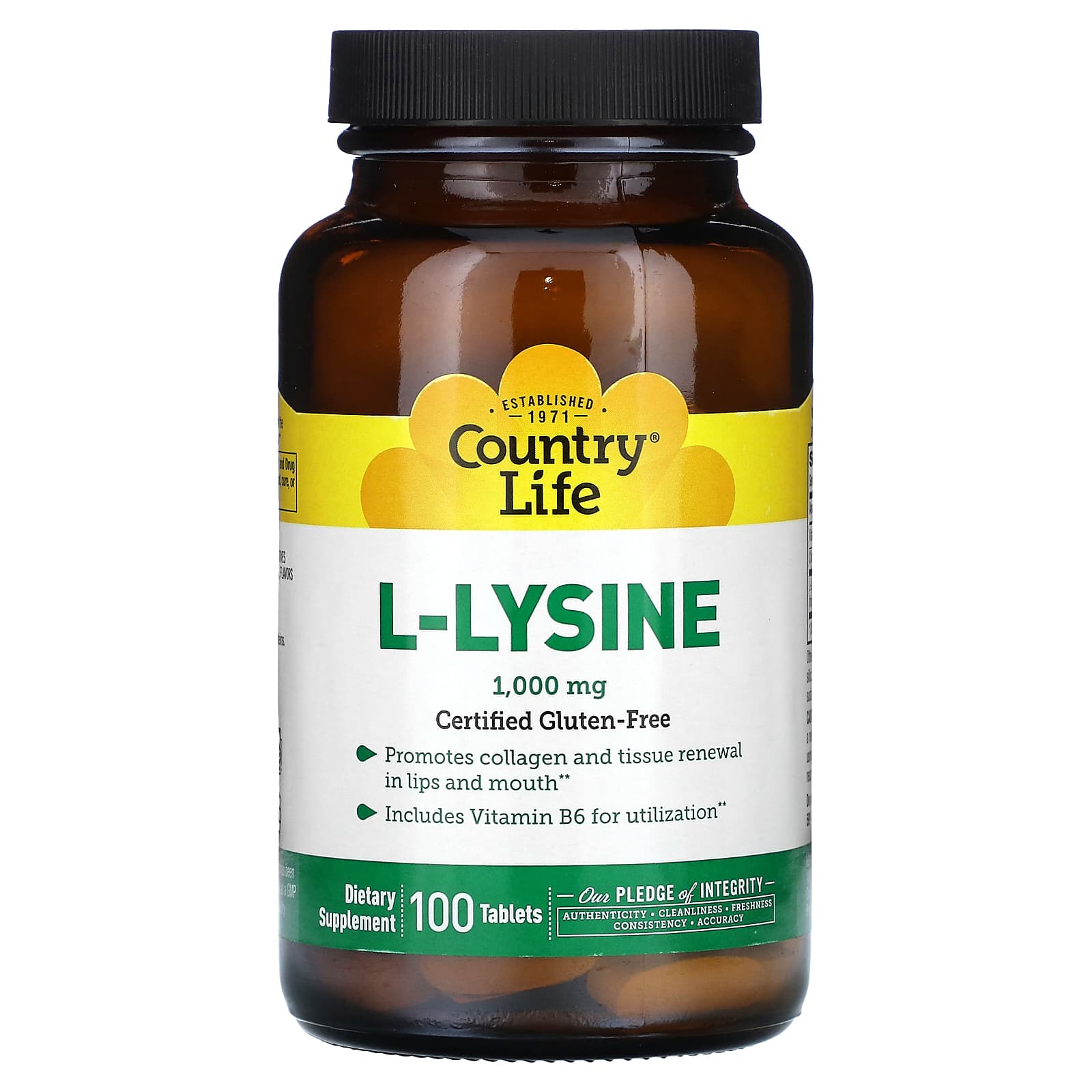L-Lysine, 100 tablets
L-Lysine, 100 tablets