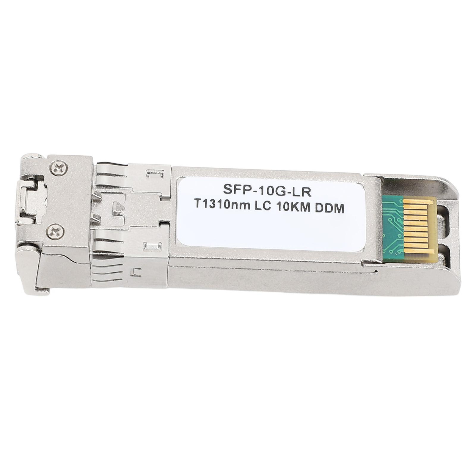 10GBase LR SFP Transceiver 10G 1310nm SMF Single Mode Fiber Optic Transceiver LC Module for Cisco
10GBase LR SFP Transceiver 10G 1310nm SMF Single Mode Fiber Optic Transceiver LC Module for Cisco