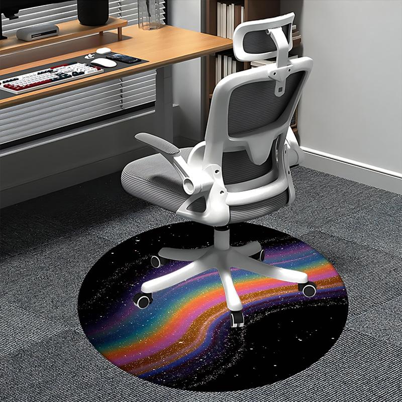 Cosmic Rainbow Swirl,Celestial Spiral Design Chair mat Round Rug Office carpet, Non slip, Suitable for Living Rooms, Bedrooms decor.1205236a 80cm by 80cm
Cosmic Rainbow Swirl,Celestial Spiral Design Chair mat Round Rug Office carpet, Non slip, Suitable for Living Rooms, Bedrooms decor.1205236a 80cm by 80cm