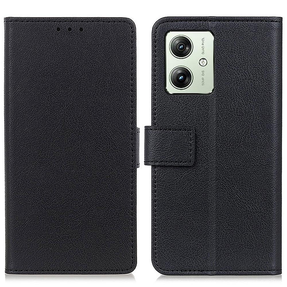 For Motorola Moto G54 5G Leather Case Anti-shock Phone Cover with Wallet Stand Black
For Motorola Moto G54 5G Leather Case Anti-shock Phone Cover with Wallet Stand Black