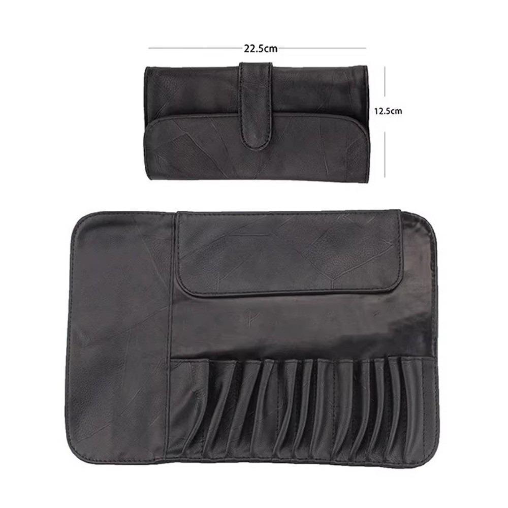 Portable 12/18 Hole Makeup Brush Bag Functional PU Cosmetics Case Lightweight Rolling Pouch Makeup Tools
Portable 12/18 Hole Makeup Brush Bag Functional PU Cosmetics Case Lightweight Rolling Pouch Makeup Tools