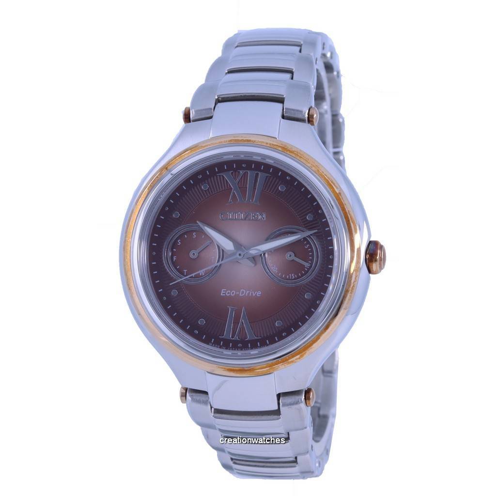 Женские часы Citizen Eco-Drive FD4007-51W из нержавеющей стали с коричневым циферблатом
Женские часы Citizen Eco-Drive FD4007-51W из нержавеющей стали с коричневым циферблатом