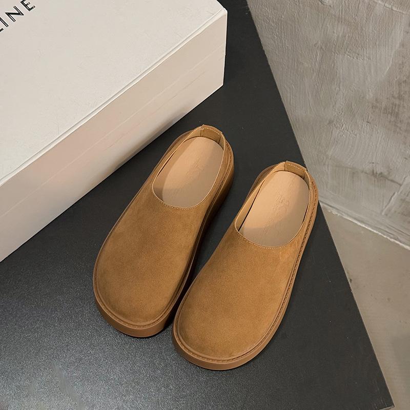 French temperament platform bag head half slippers women s autumn wear with skirt 2024 new super fire lazy Birkenstocks 35 коричневый
French temperament platform bag head half slippers women s autumn wear with skirt 2024 new super fire lazy Birkenstocks 35 коричневый