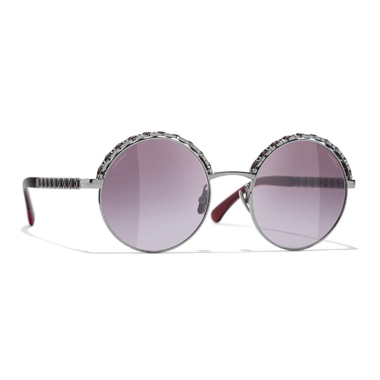 Chanel Round Frame Sunglasses Dark Silver And Red Red Gradient Lenses Men sunglasses CH4265Q-C108S1 Red, Dark Silver
Chanel Round Frame Sunglasses Dark Silver And Red Red Gradient Lenses Men sunglasses CH4265Q-C108S1 Red, Dark Silver