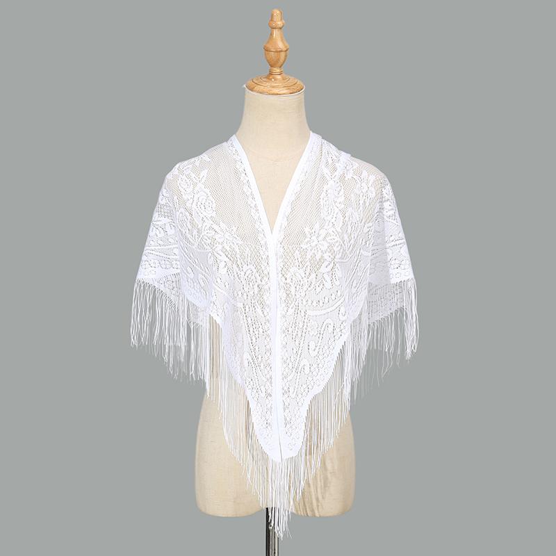 White Spanish Mantilla Lace Catholic Veil Chapel Scarf For Church Shawl Head Covering Scarf Shawl Muslim Woman Veil 60*145cm
White Spanish Mantilla Lace Catholic Veil Chapel Scarf For Church Shawl Head Covering Scarf Shawl Muslim Woman Veil 60*145cm