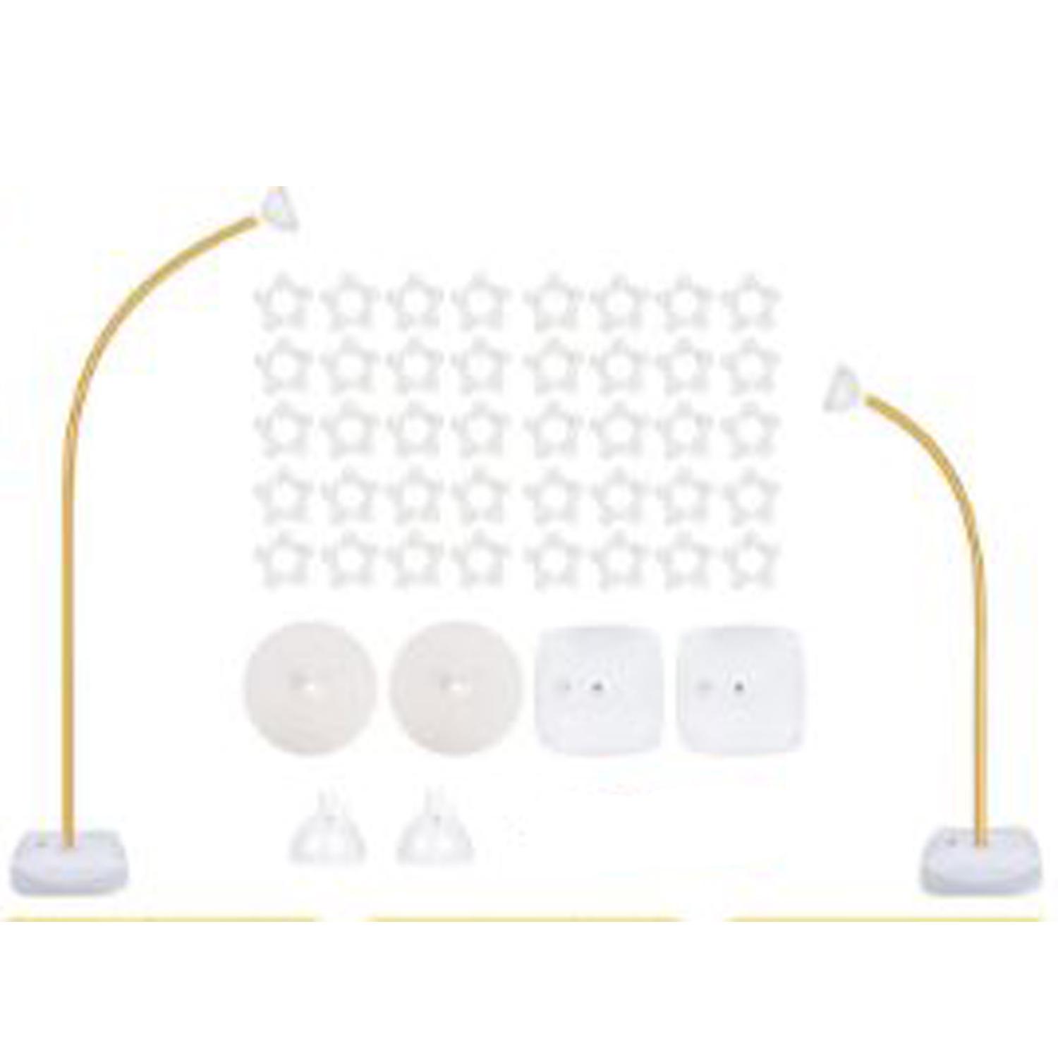 DIY Arch Balloon Stand: Bendable Aluminum & Plastic Rods with Water-Fillable Base Balloon Stand Kit
DIY Arch Balloon Stand: Bendable Aluminum & Plastic Rods with Water-Fillable Base Balloon Stand Kit