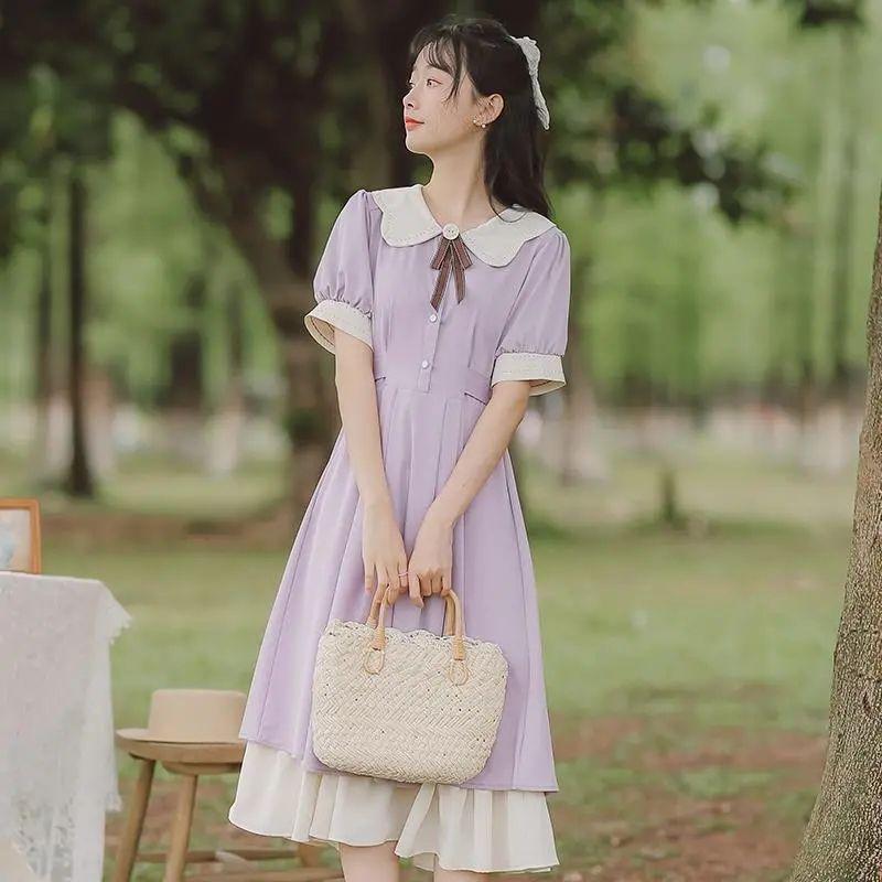 Girls Fashionable Dress Summer Children s Sweet Dress XL фіолетовий
Girls Fashionable Dress Summer Children s Sweet Dress XL фіолетовий