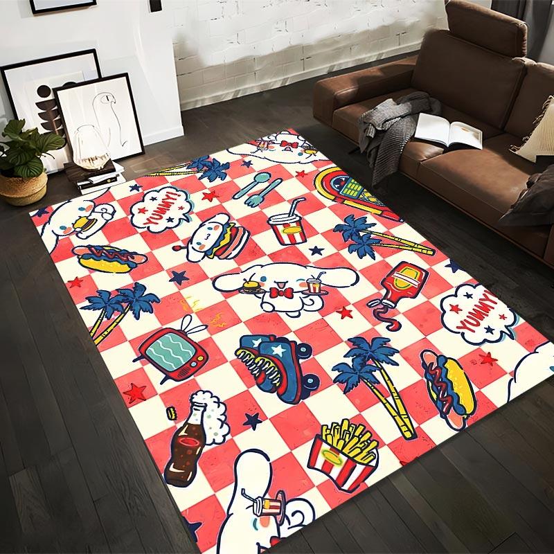 Cartoon Bunny Food Fun Theme Carpet with Burgers1Fries1Soda1Retro Style Print Suitable for use as an anti-slip1 for1room and bedroom sofas 40x60cm( 15x23in )
Cartoon Bunny Food Fun Theme Carpet with Burgers1Fries1Soda1Retro Style Print Suitable for use as an anti-slip1 for1room and bedroom sofas 40x60cm( 15x23in )
