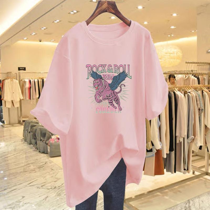 New cotton printed t-shirt women s summer loose white cartoon top short sleeve summer S
New cotton printed t-shirt women s summer loose white cartoon top short sleeve summer S