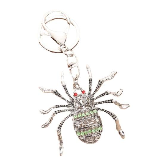 Keychain Pendant Rhinestones Inlaid Spider Design Key Chain with Anti-Oxidation Lobster Clasp Backpacks Accessory зелёный
Keychain Pendant Rhinestones Inlaid Spider Design Key Chain with Anti-Oxidation Lobster Clasp Backpacks Accessory зелёный