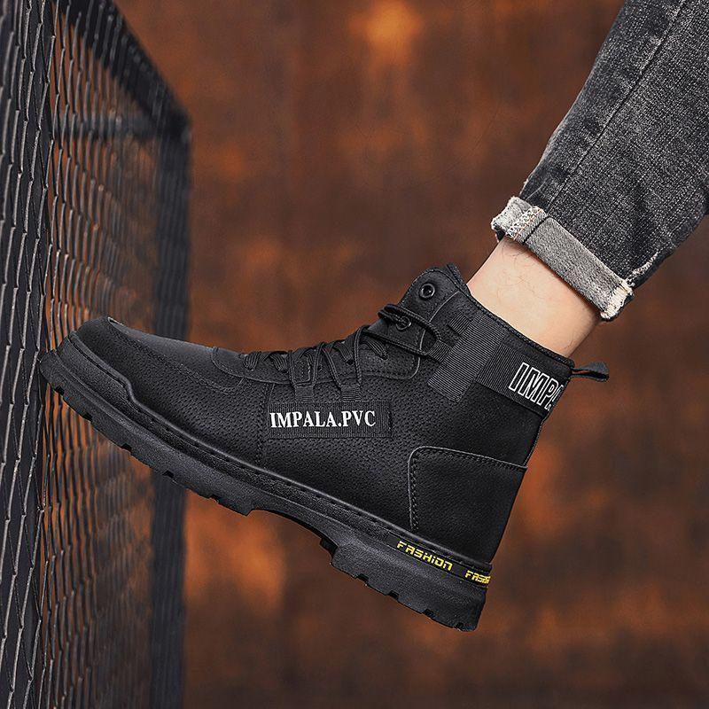 High Top Men s Shoes 2026 Spring New Arrival Fashion Letter Laced Design Sports Leisure Anti Slip Durable Trendy Male Footwear 44
High Top Men s Shoes 2026 Spring New Arrival Fashion Letter Laced Design Sports Leisure Anti Slip Durable Trendy Male Footwear 44