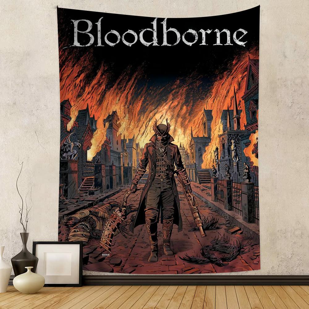 Bloodborne Classic Game Colorful Tapestry Wall Hanging Bohemian Wall Tapestries Mandala Wall Hanging Sheets 74x94cm(29x37in)
Bloodborne Classic Game Colorful Tapestry Wall Hanging Bohemian Wall Tapestries Mandala Wall Hanging Sheets 74x94cm(29x37in)