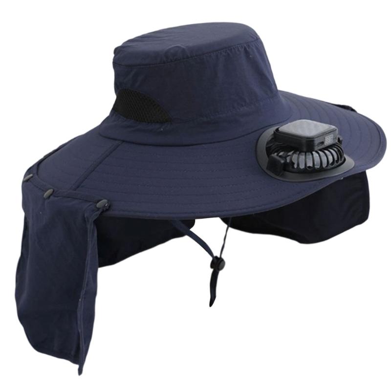 Solar Powered Cooling Hat With Built In Fan For Fishing Hiking Camping Outdoor Sun Protection Adjustable Breathable Hat темно-синий
Solar Powered Cooling Hat With Built In Fan For Fishing Hiking Camping Outdoor Sun Protection Adjustable Breathable Hat темно-синий