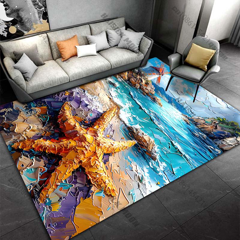 Starfish seashells sandcarpet Yoga living room room decor children s crawling mat doormat area rug games floor mat 40x60cm
Starfish seashells sandcarpet Yoga living room room decor children s crawling mat doormat area rug games floor mat 40x60cm