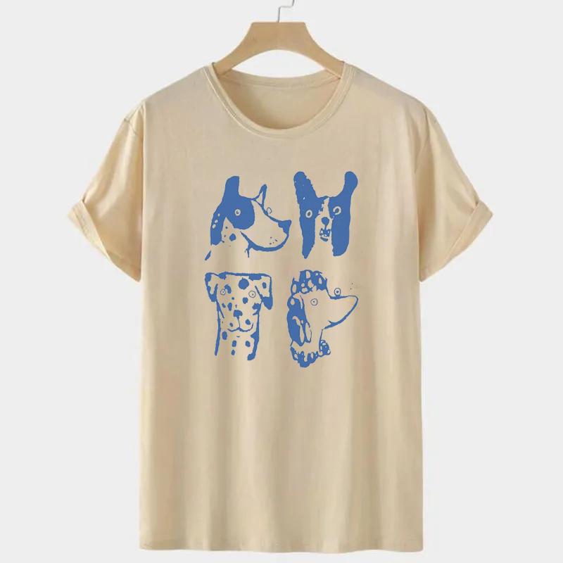 Cartoon Dogs Printing Kpop White T Shirts Funny Women Short Sleeve Loose Cotton Casual Tops Crewneck Dog Lovers Tees Streetwear XL
Cartoon Dogs Printing Kpop White T Shirts Funny Women Short Sleeve Loose Cotton Casual Tops Crewneck Dog Lovers Tees Streetwear XL