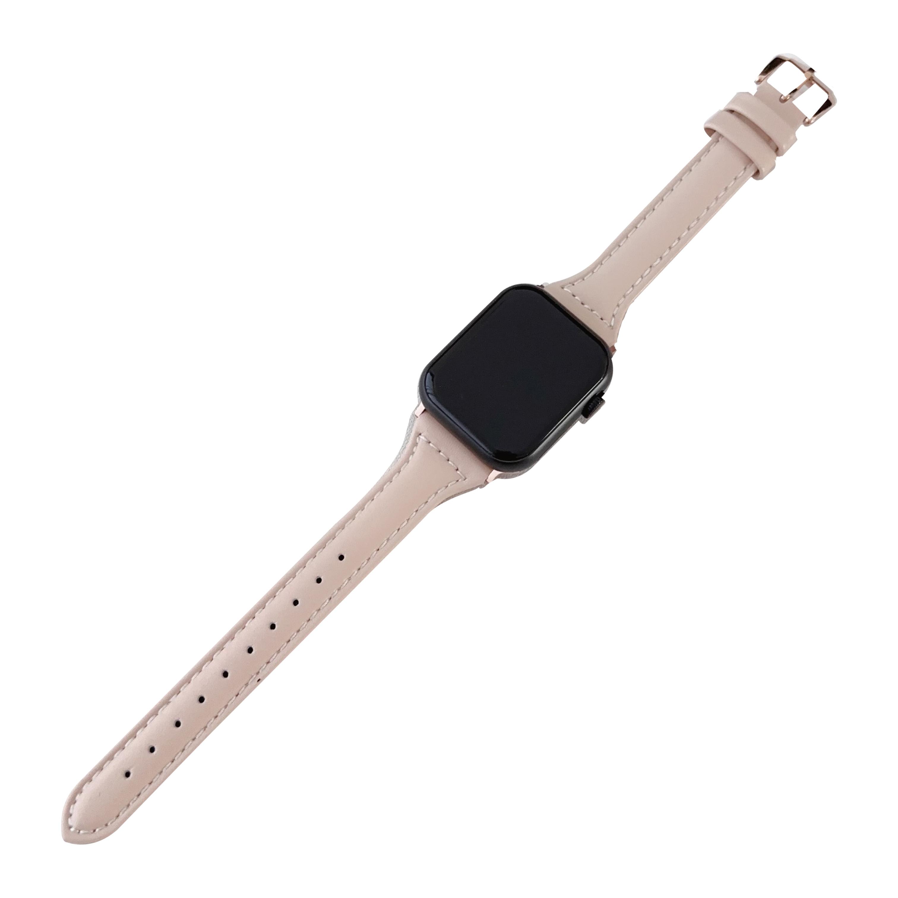For Apple Watch Series 10 42mm/9 8 7 41mm/SE (2023) SE (2022) SE 6 5 4 40mm/3 2 1 38mm PU Leather Watch Band Light Pink
For Apple Watch Series 10 42mm/9 8 7 41mm/SE (2023) SE (2022) SE 6 5 4 40mm/3 2 1 38mm PU Leather Watch Band Light Pink