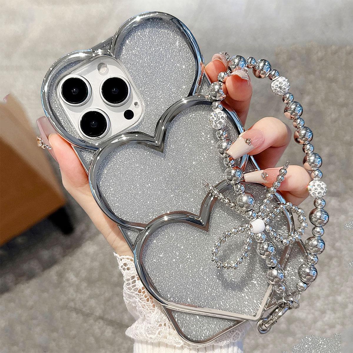 Pearl Beaded Bow Knot Lanyard Keychain for Phone and Camera Bag iPhone 16 Plus срібний
Pearl Beaded Bow Knot Lanyard Keychain for Phone and Camera Bag iPhone 16 Plus срібний