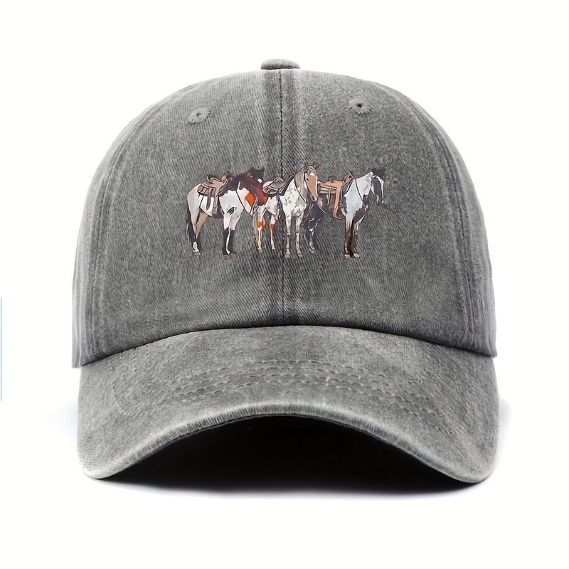 Western Horse Print Baseball Cap Adjustable Cotton Casual Style Outdoor Hiking Adult Cap One Size
Western Horse Print Baseball Cap Adjustable Cotton Casual Style Outdoor Hiking Adult Cap One Size