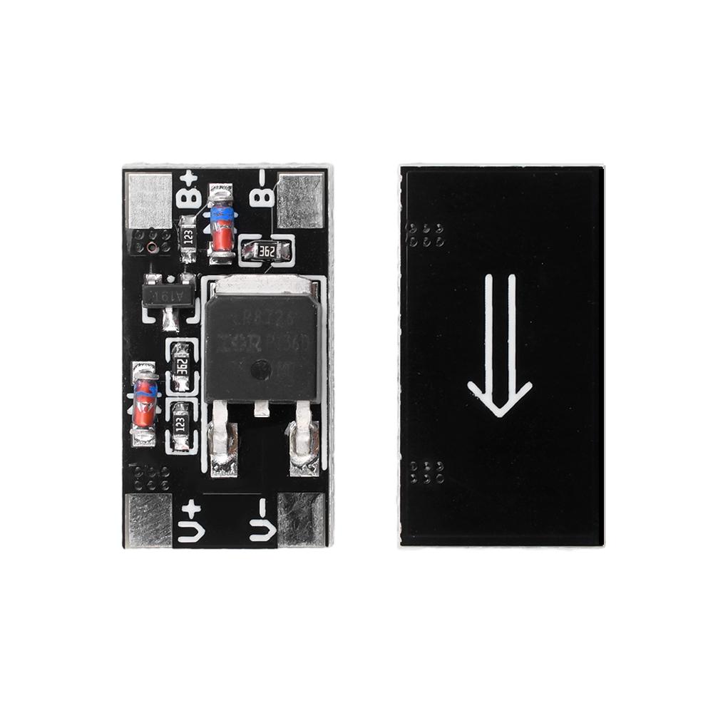 DC 3V-28V 12A anti reverse connection module battery capacitor positive&negative polarity reverse connection protection board
DC 3V-28V 12A anti reverse connection module battery capacitor positive&negative polarity reverse connection protection board