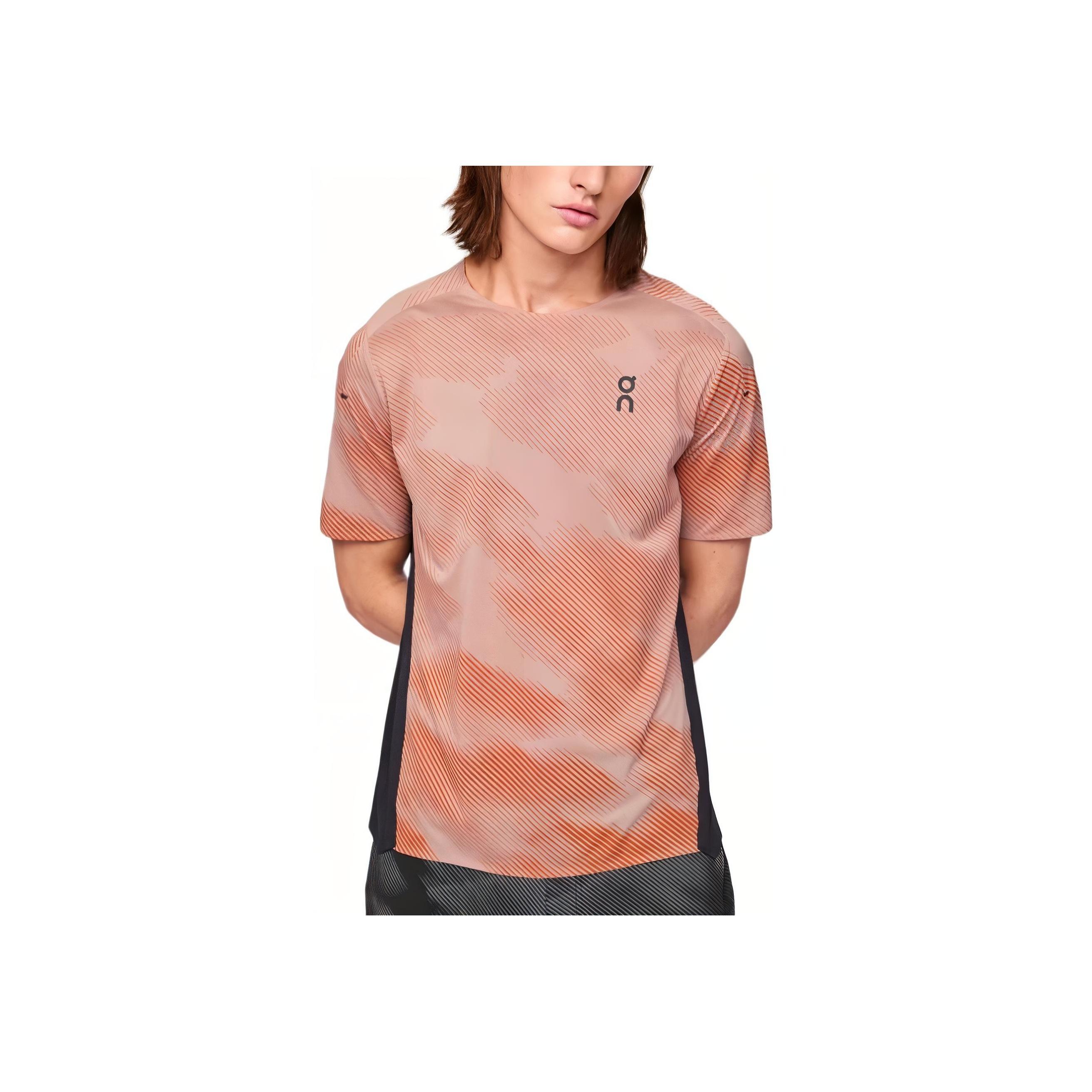 Футболка с коротким рукавом и полосатым логотипом On Lumos Performance-T, мужская, цвет: дерево, роза, коричневый, черный 1MD30101285 S
Футболка с коротким рукавом и полосатым логотипом On Lumos Performance-T, мужская, цвет: дерево, роза, коричневый, черный 1MD30101285 S