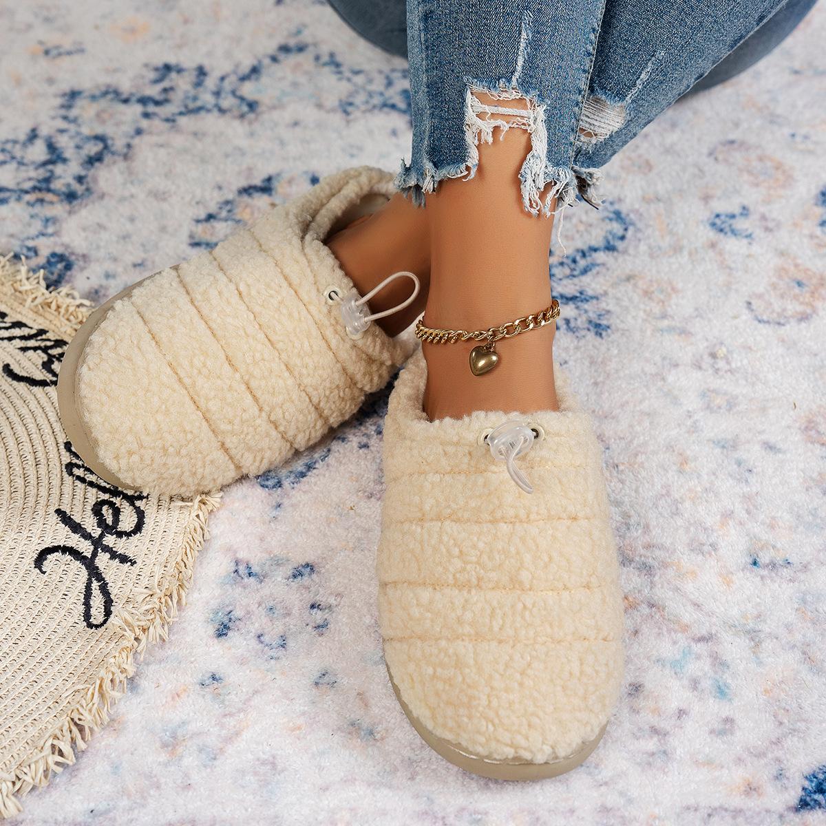 Explosive teddy rope buckle adjustable half-mop autumn and winter cotton shoes indoor cotton mop soft and comfortable warm slippers women 280 коричневий
Explosive teddy rope buckle adjustable half-mop autumn and winter cotton shoes indoor cotton mop soft and comfortable warm slippers women 280 коричневий