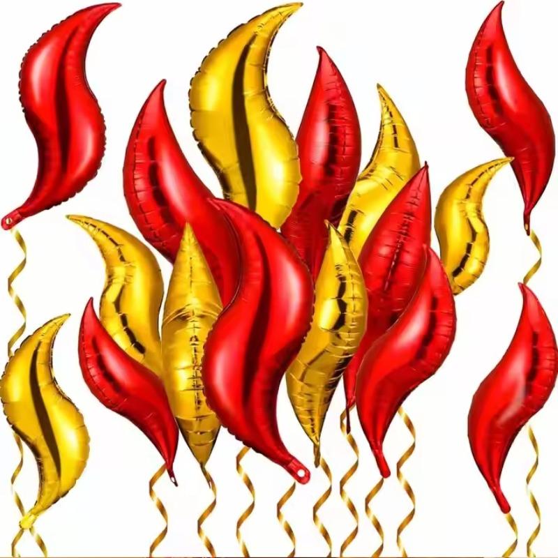 20pcs of flame balloons, 18-inch aluminum red and gold flame balloons, suitable for birthday parties, camping themes, and firefighter activities
20pcs of flame balloons, 18-inch aluminum red and gold flame balloons, suitable for birthday parties, camping themes, and firefighter activities