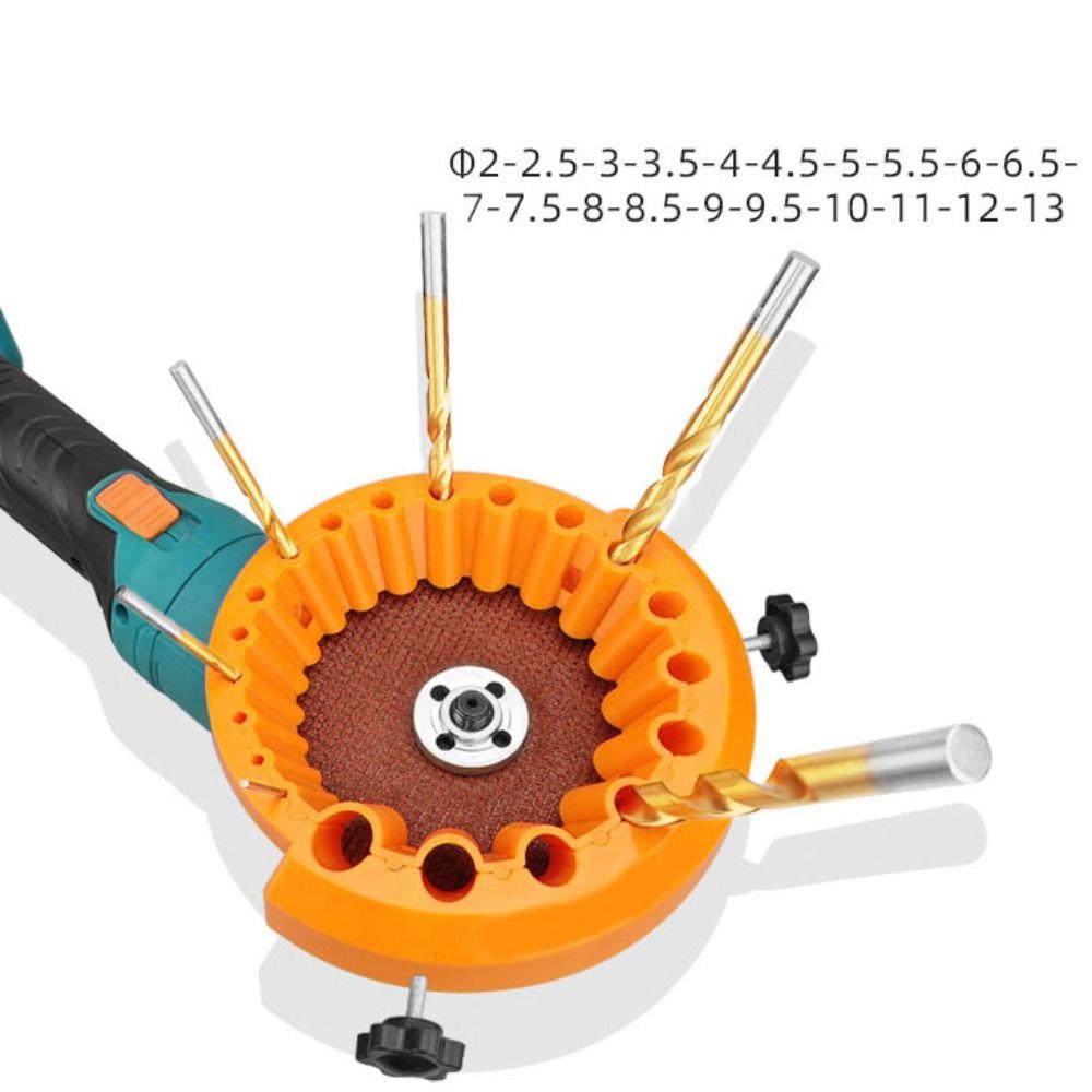 Precise Grinding Tool Thickened Sharpening Tool Durable Drill Bit Sharpener Angle Grinder помаранчевий
Precise Grinding Tool Thickened Sharpening Tool Durable Drill Bit Sharpener Angle Grinder помаранчевий