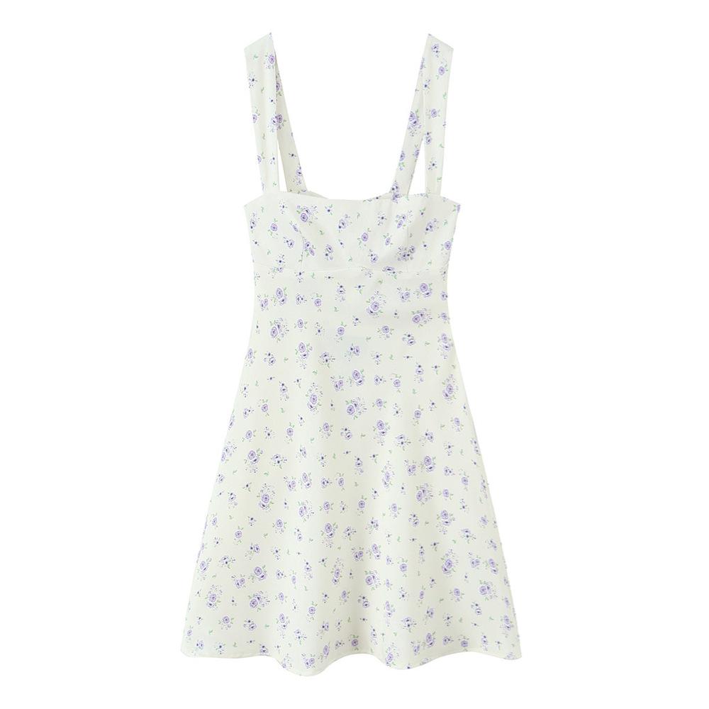 2025 Spring/Summer Women s Slimming Floral Suspender Dress L слоновая кость 
2025 Spring/Summer Women s Slimming Floral Suspender Dress L слоновая кость